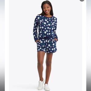 Draper James Navy Blue Floral Set sz S